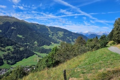 Au-dessus de Verbier (VS), le 06 septembre 2024