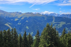 Au-dessus de Verbier (VS), le 06 septembre 2024