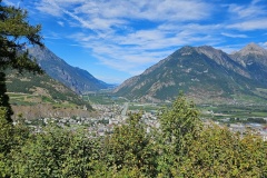 Au-dessus de Martigny (VS), le 07 septembre 2024